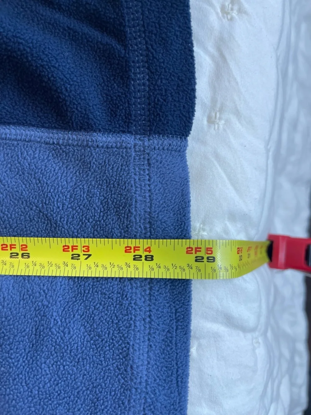 Men's XL Columbia Quarter Zip Fleece Pullover Blue Lightweight Soft